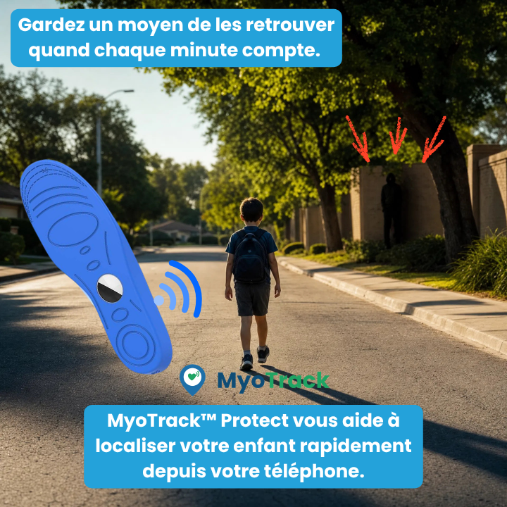 MyoTrack™ Protect — Insole + Tracker Bundle to Locate Your Child